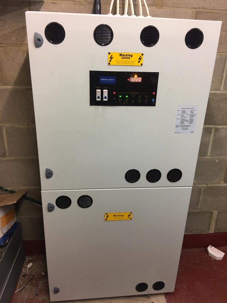 emcal systems bespoke off-grid backup power supply for emergency lighting